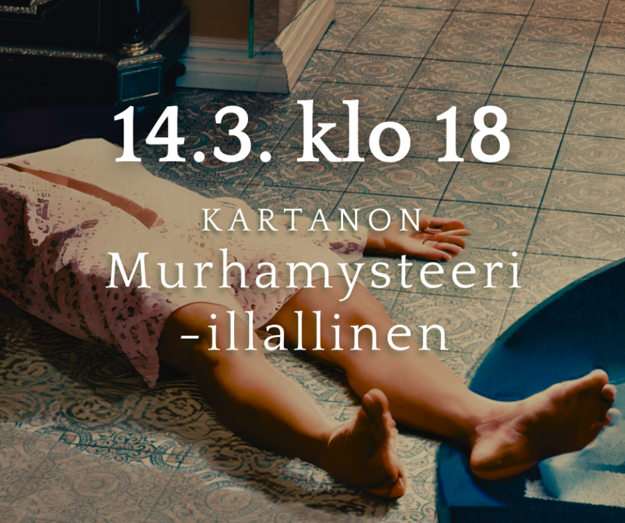 Kartanon Murhamysteeri -illallinen 14.3.2025 klo 18