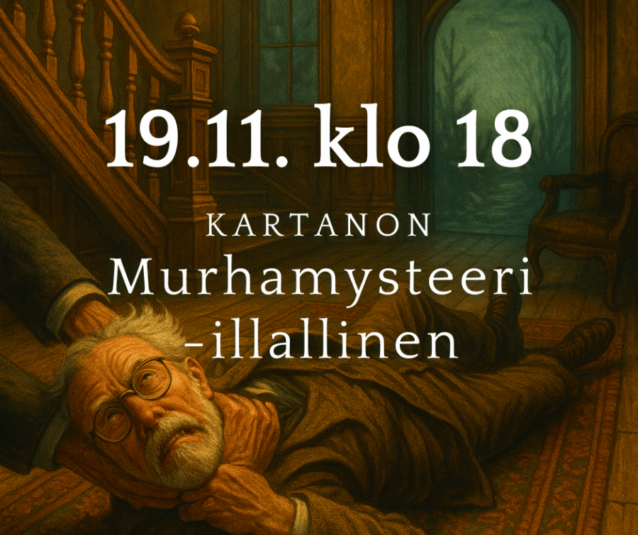 Kartanon Murhamysteeri -illallinen 19.11.2025 klo 18